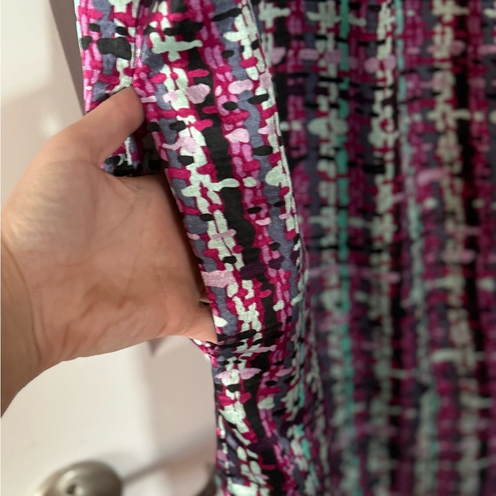 Attention Multi-Colored Textured Shift Dress, Siz… - image 5
